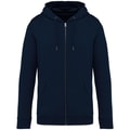 Heren Hooded Sweater Full Zip Native Spirit NS402 Navy Blue